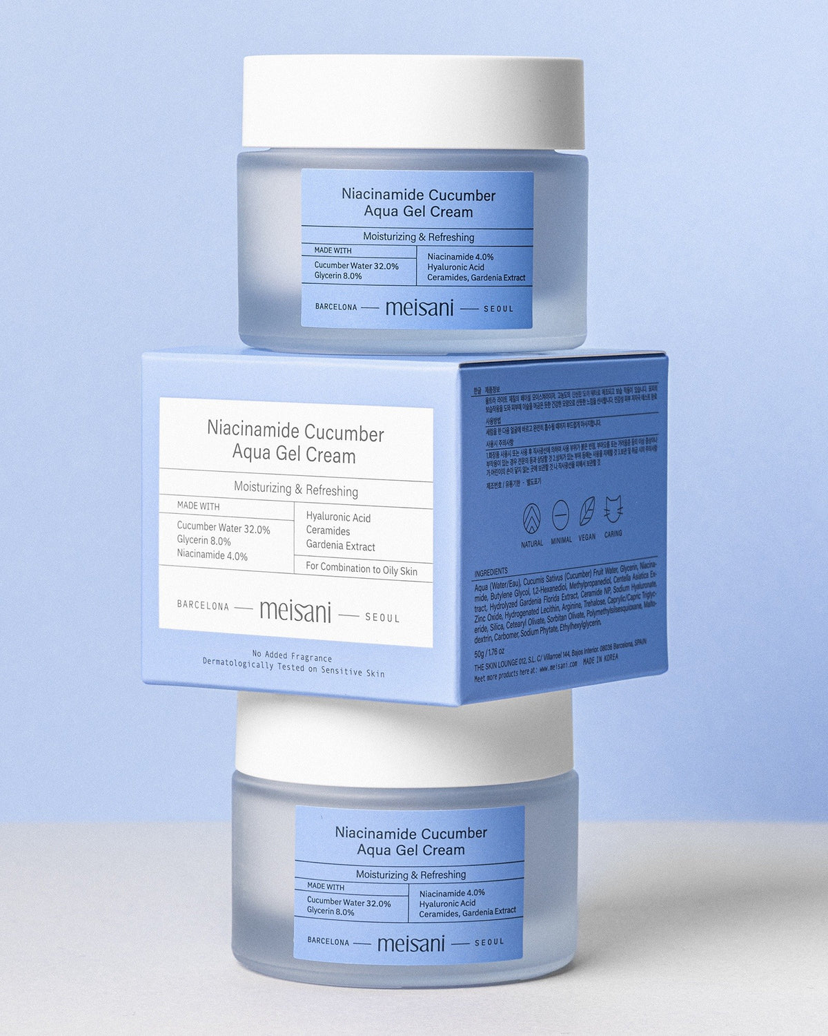 Meisani Niacinamide Cucumber Aqua Gel Cream – Ansicht 8